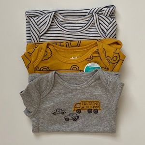 NWOT Child of Mine by Carter’s Set of 3 Bodysuits
